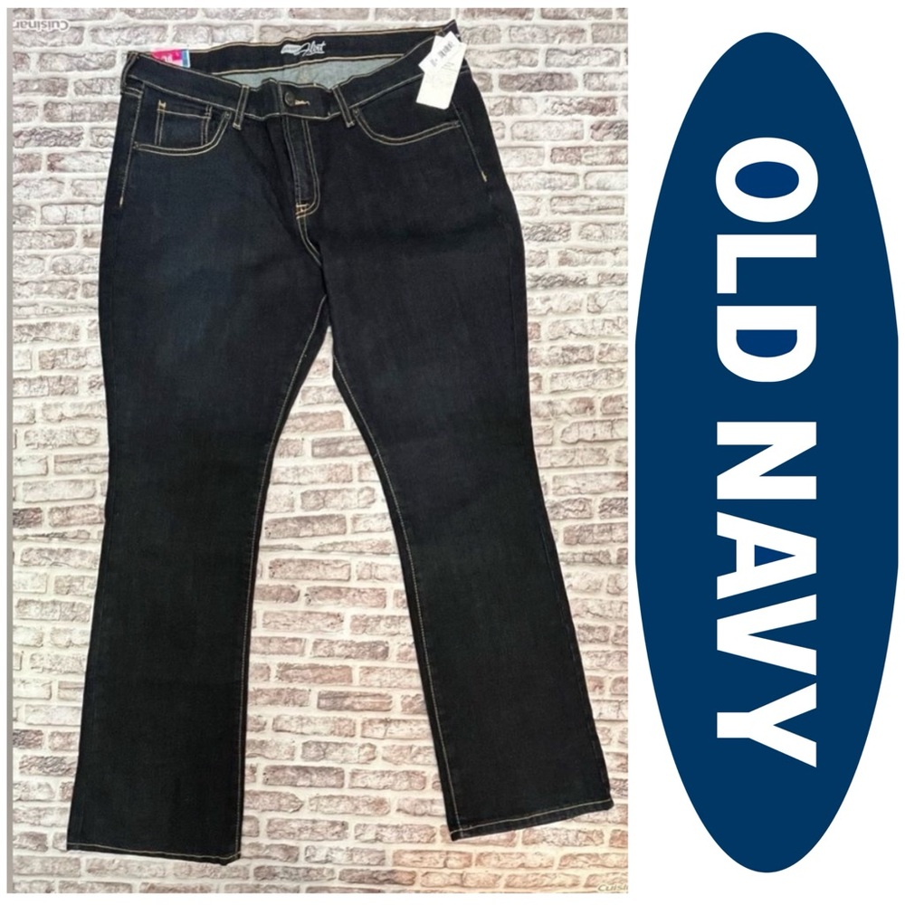 Old Navy Bootcut Flirt Jeans Dark Blue size 16 Flare 2014‎ NWT